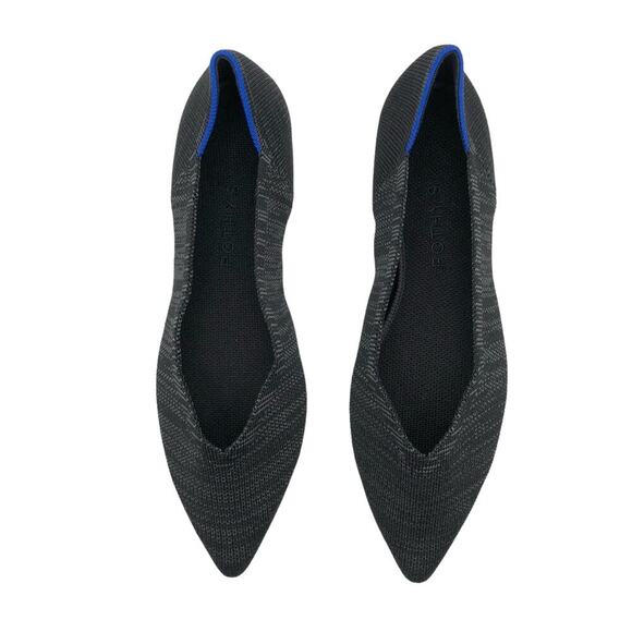 Rothy’s The Point Heathered Black Women’s Size 9.5 - Picture 2 of 8